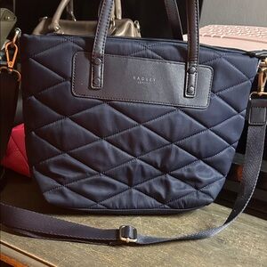Radley London Dark Blue Quilted‎ Tote